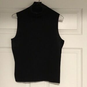 Elegant Black Sleeveless Top 20” long
